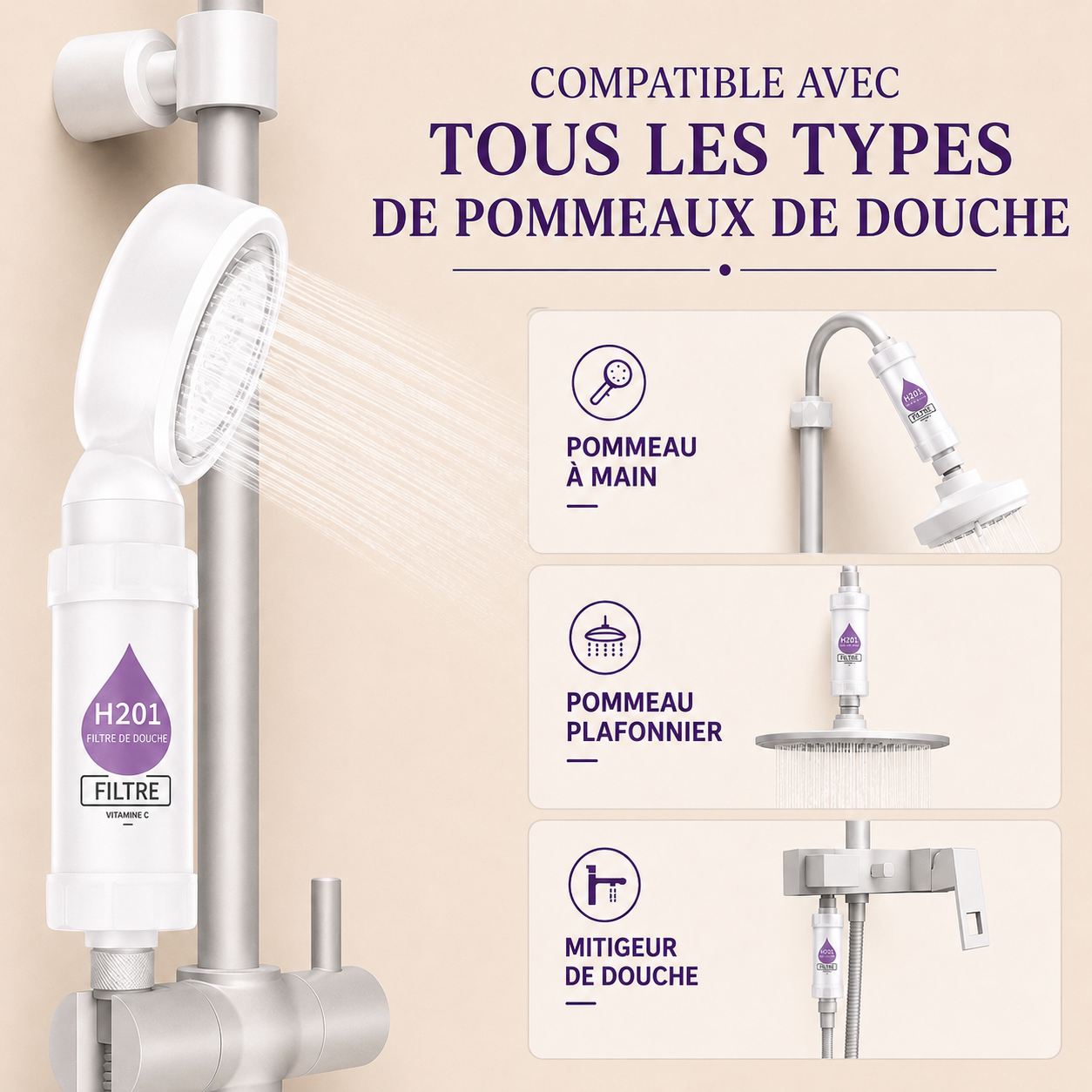 FILTRE DE DOUCHE